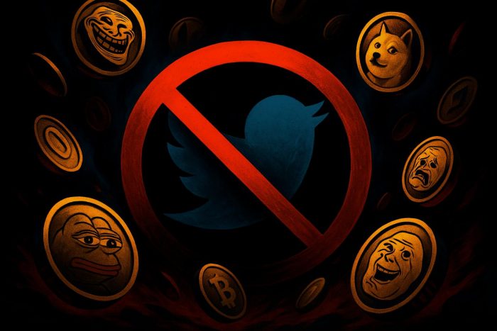 X platform meme coin account suspensions affecting crypto community members and project founders