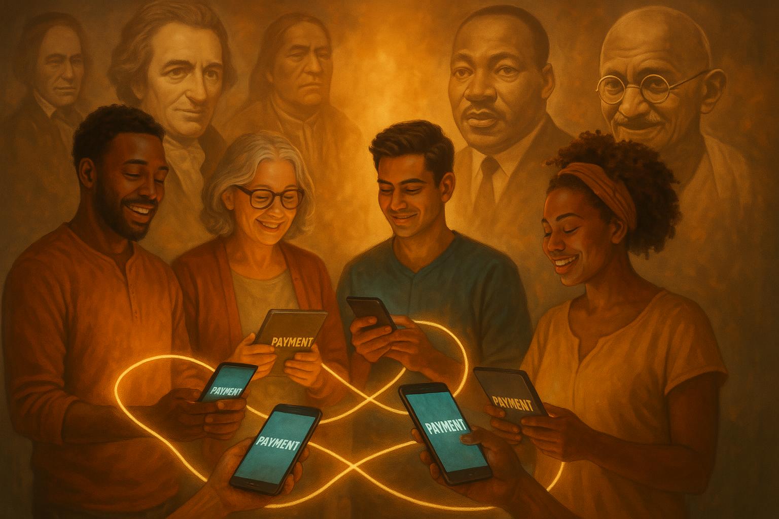 universal basic income history diverse supporters social safety net