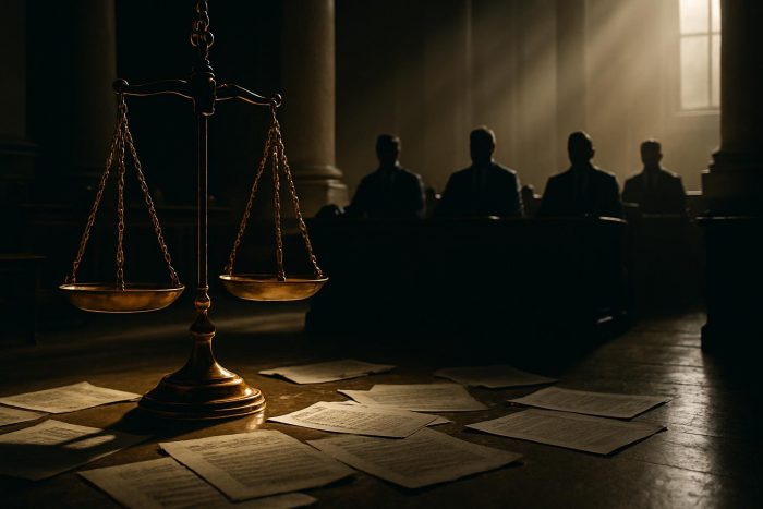 FTX lawsuit courtroom scene showing legal accountability for cryptocurrency fraud gatekeepers