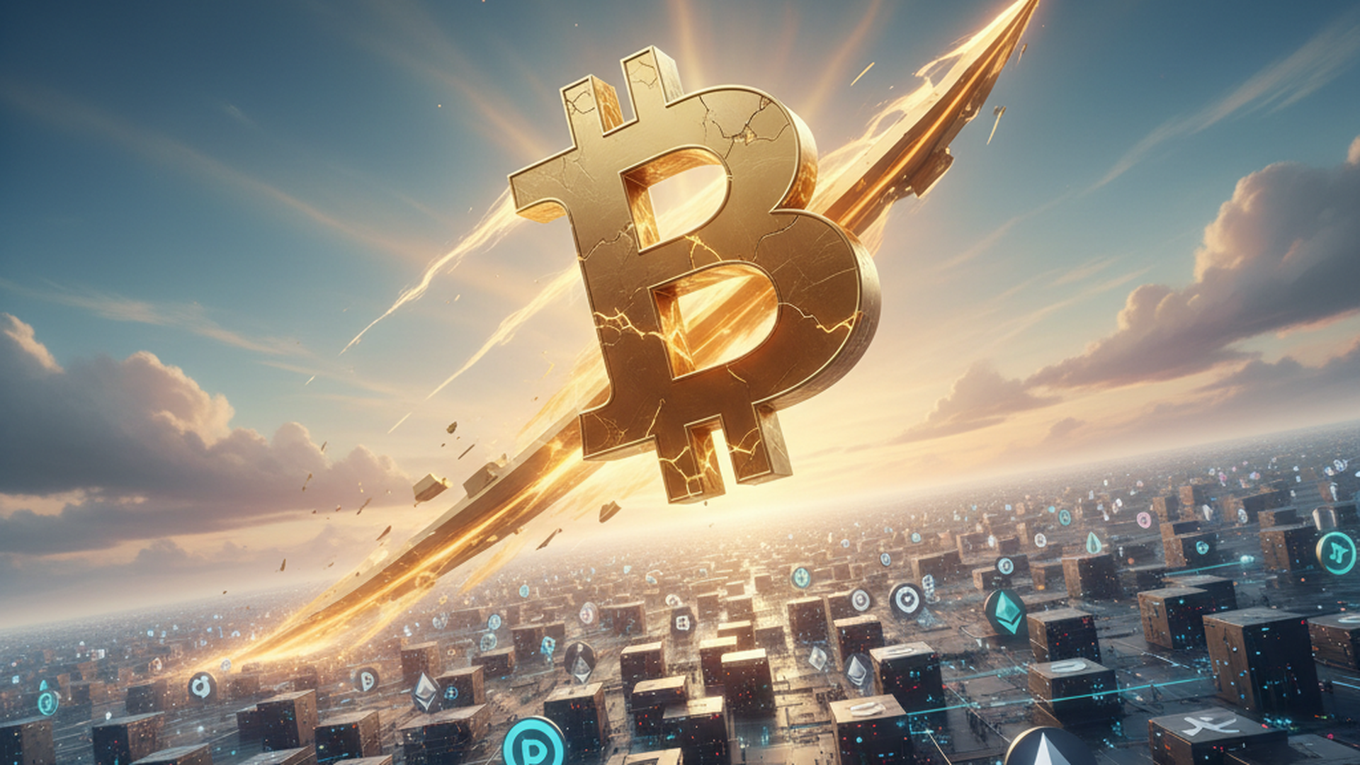 Bitcoin's established momentum and leadership, showing its strength and driving force in the digital asset market