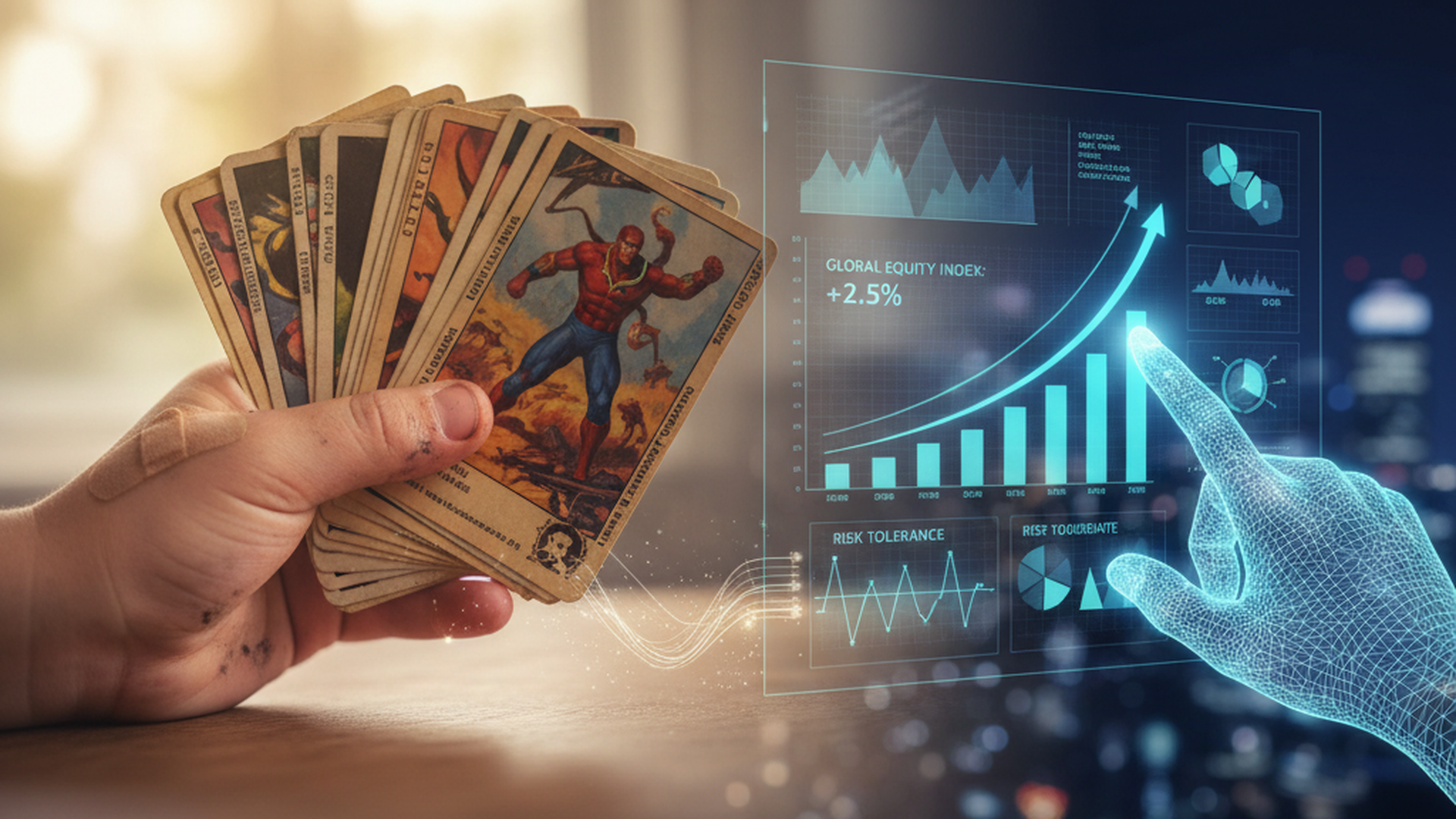 Financialization of trading card games, holographic Charizard, blockchain assets, collectible investment, TCG market value, graded Pokémon card