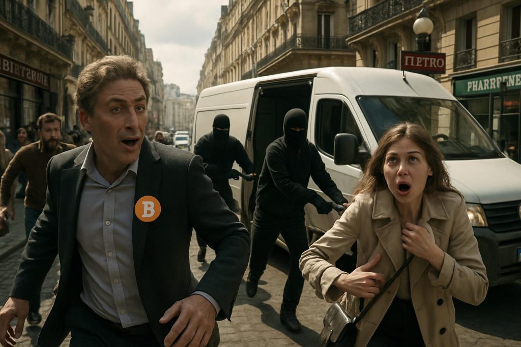 Paris street kidnapping attempt targeting cryptocurrency millionaire family members