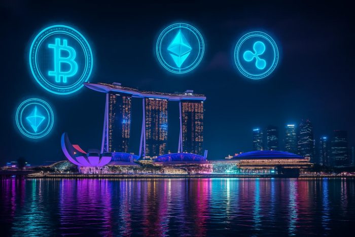 TOKEN2049 conference hall networking crypto professionals business event Singapore