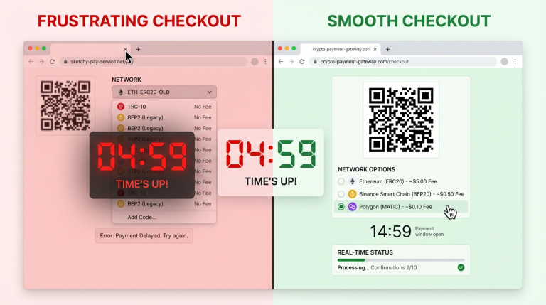 Crypto Checkout UX: How to Reduce Cart Abandonment for Crypto Payments (2026)