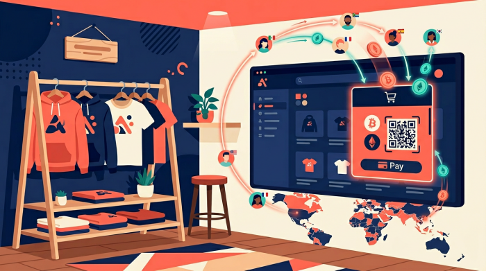 How Content Creators Sell Merch with Crypto Payments (Shopify + WooCommerce)