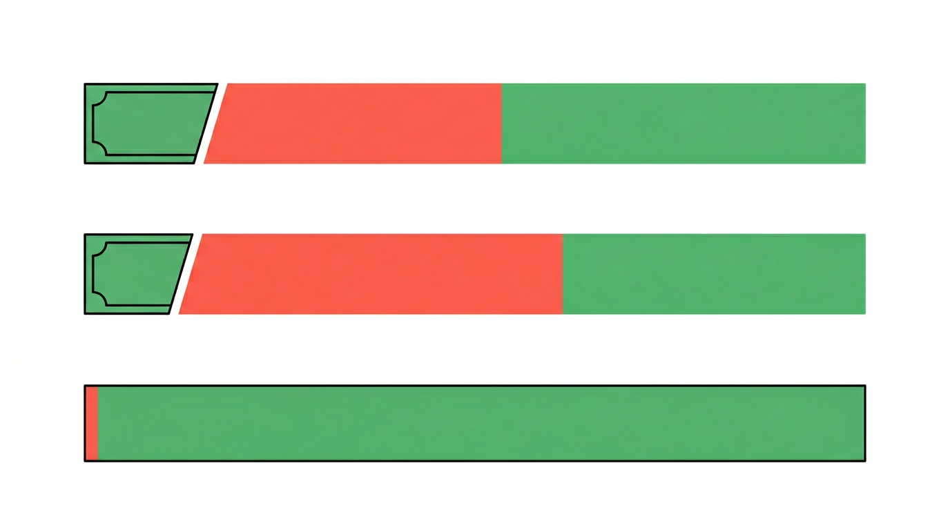 Fee comparison showing how much creators keep from a $49 course sale on Gumroad vs Teachable vs WooCommerce with Aurpay